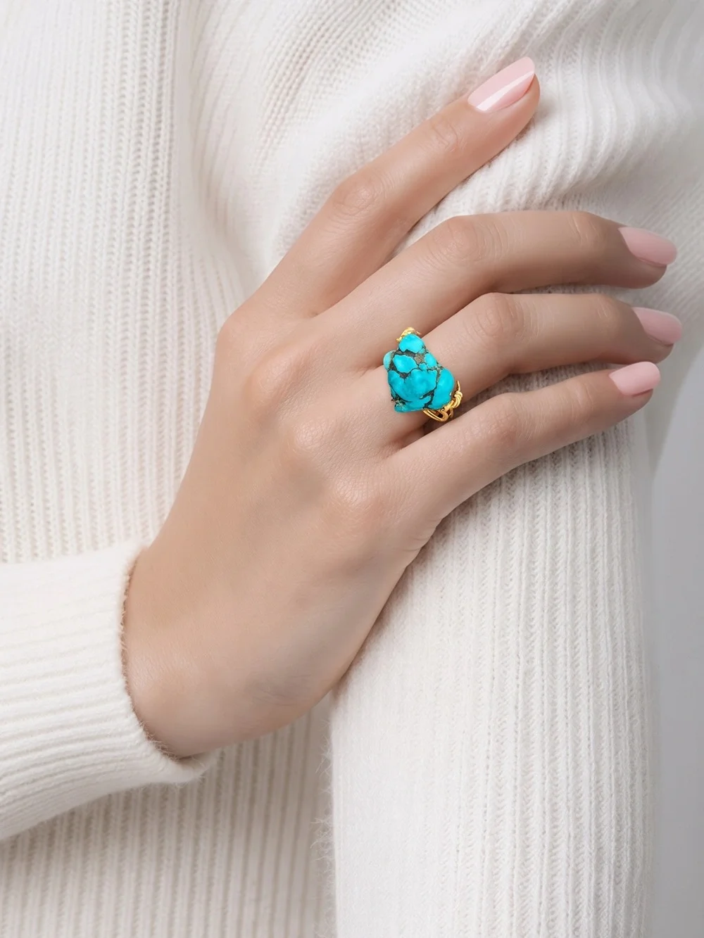 Hand Crafted elegant turquoise